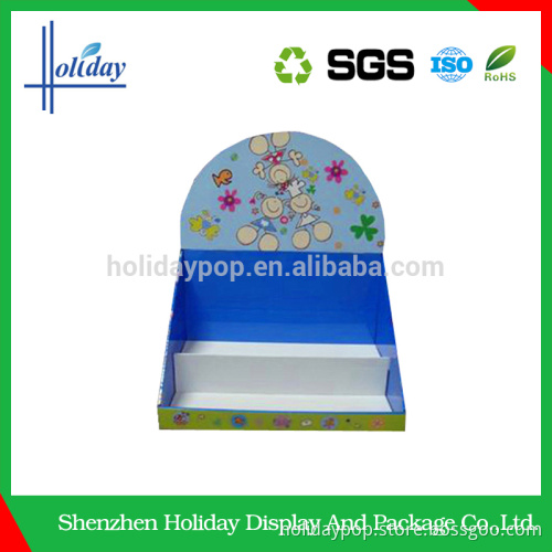 Concise design cardboard counter display for holistic ear candles